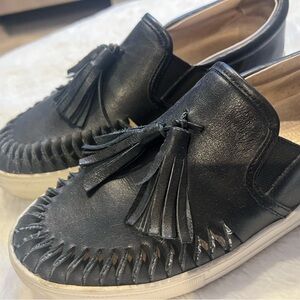 J Slides Black loafers